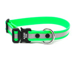 Neon Green Tactical BioThane Collar by Alpine Dog